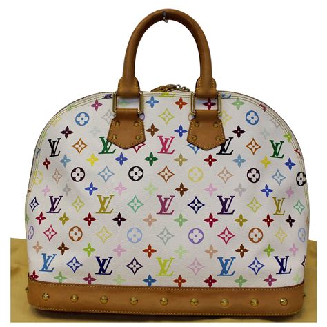 white colorful lv bag|multicolor lv bag.